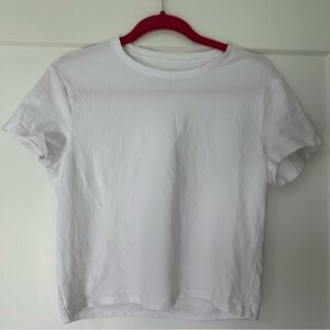 Abercrombie & Fitch Cream Baby Tee